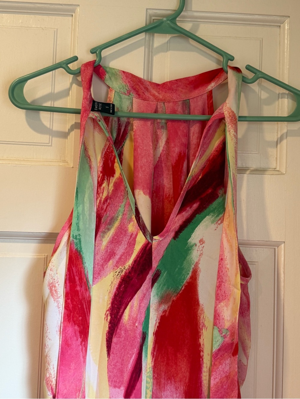 Pink Multi Halter Mini Dress - Picture 4 of 6